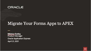 Migrate Your Oracle Forms Applications to Oracle APEX screenshot 4