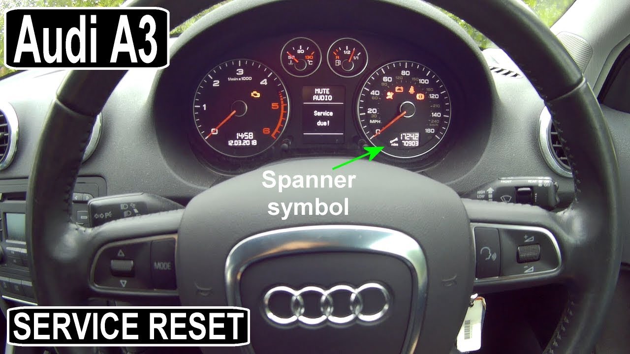 Audi A3 SERVICE LIGHT RESET (oil)