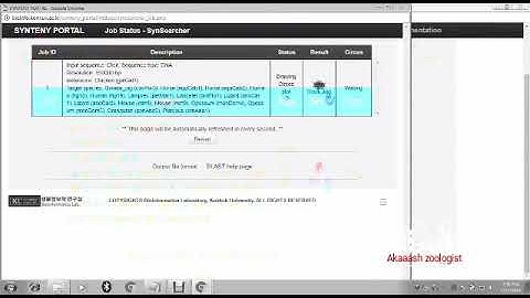 synteny analysis by using synsearcher