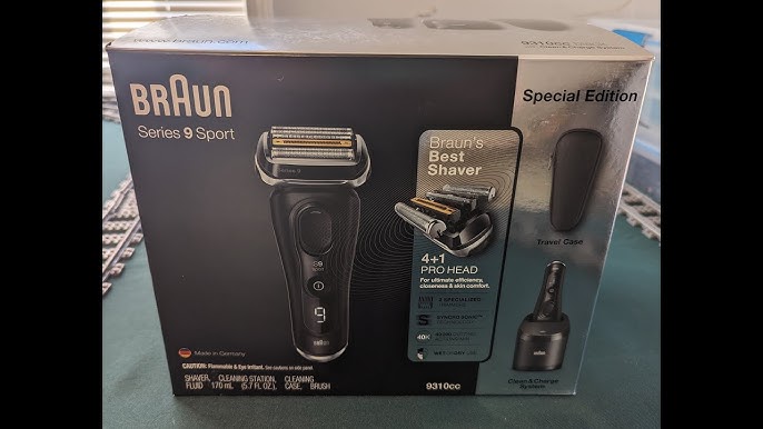 Costco Braun Series 9 Sport Shaver And Clean And Charge System Unboxing -  YouTube