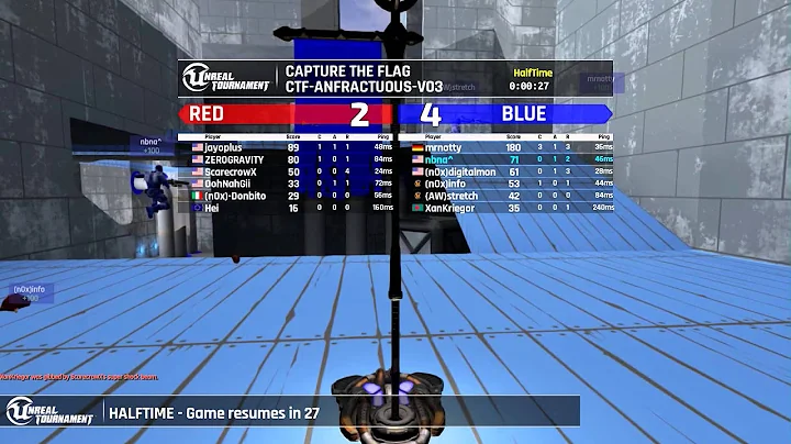 UT4 Pre-Alpha - nbna^ - CTF-Anfractuous - Flag Cover/Monster Kill/Assist