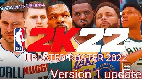NBA 2k20 Android V98 Updated to 2k22 Roster With Rookies V1