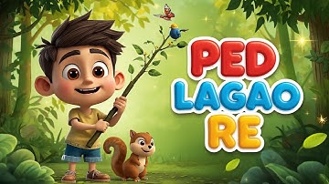 Ped Lagao re | Hindi classic nursery rhyme for kids 