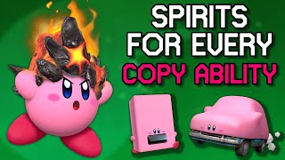 Making EVERY Kirby Copy Ability in Forgotten Land A Spirit Battle for Smash Ultimate