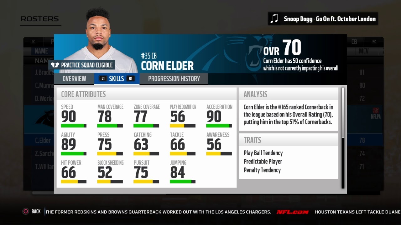 Madden NFL 18 Player Trait Bug