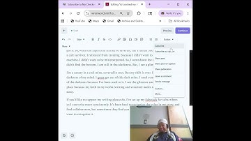 Writing Sprint for WORDSMITHING, my Substack.