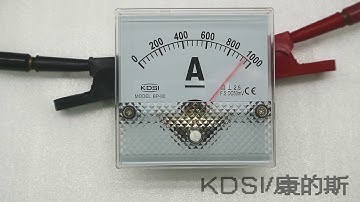 KDSI BP-80 DC50mV 1000A analog dc ammeter for welding machine video