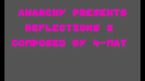 Anarchy   Reflections 2 HYPERSPIN AMIGA INTRO CRACKTRO DEMO COMMODORE NOT MINE VIDEOS
