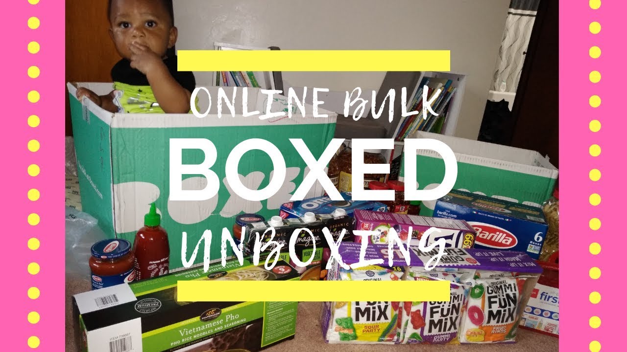 Boxed Unboxing Online Bulk Shopping and No Membership Fee YouTube