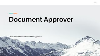 Document approver