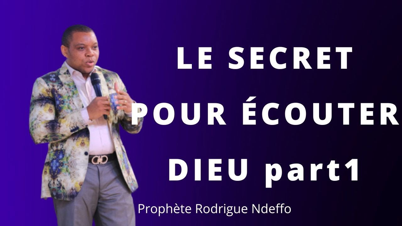 LA VOIX DE DIEU N'AURA PLUS DE SECRET POUR TOI// PROPHETE RODRIGUE NDEFFO