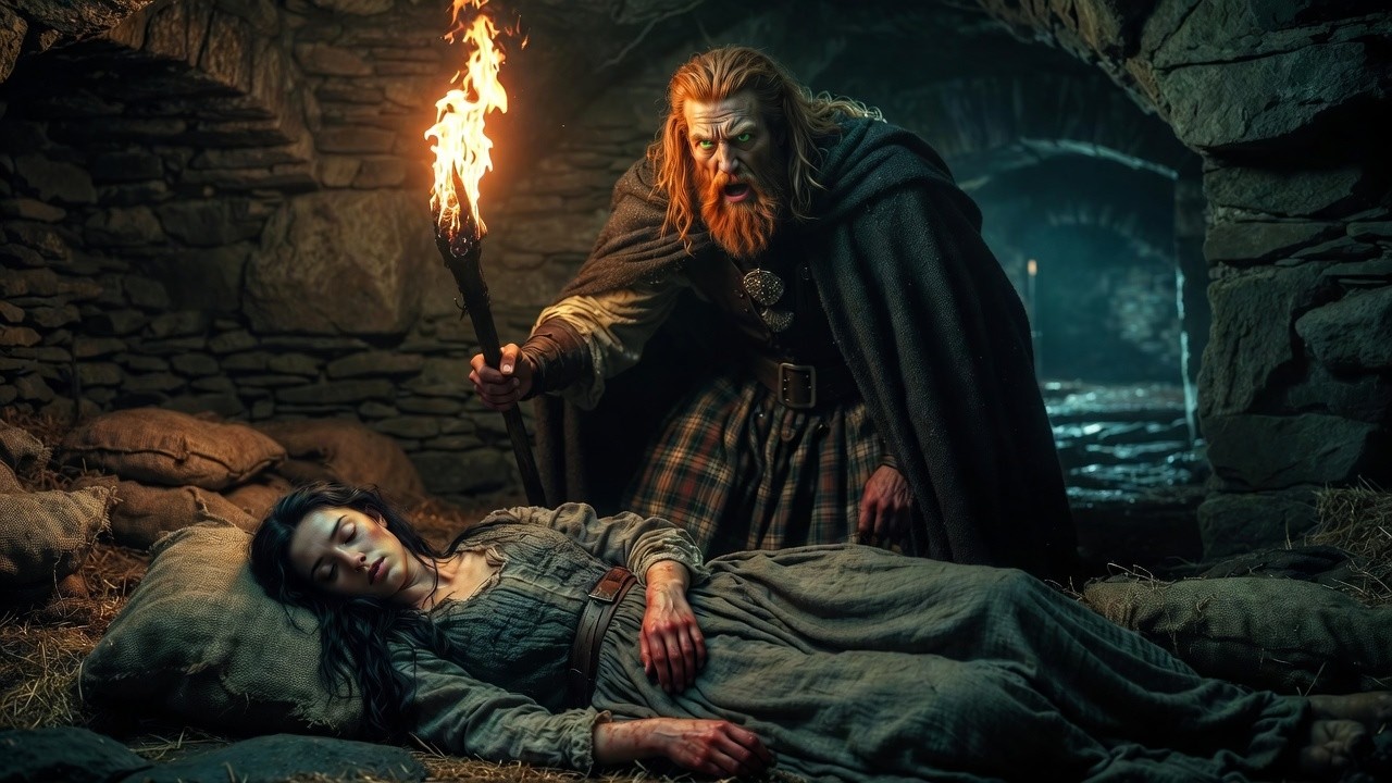 DORMÍA EN LA BODEGA… HASTA QUE EL LAIRD LA ENCONTRÓ Y ORDENÓ: 