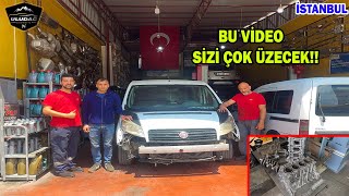 BİTİK MOTORU SIFIR DİYE TOPLAMIŞLAR ARABA AŞIRI YAĞ YAKIYOR! (FİAT SCUDO 1.6 DİZEL MOTOR REKTİFİYE)