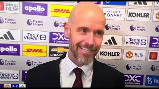 MANCHESTER UNITED 3-2 NEWCASTLE/ ERIC TEN HAG FINALLY REVEALED WHY HIS TEAM HAS NOT LIVED UP TO..