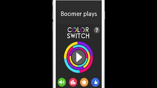 Color Switch Gameplay - Mobile - iOS - High Score? screenshot 4