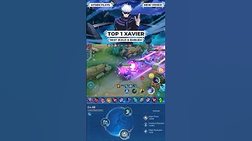 This new Xavier Critical build is Insane 😱 #mobilelegends #xavierml #shorts