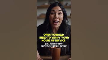 Palabras esenciales en ingles por el DOT.  #camion #aprenderingles #inglesparacamioneros