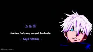 Kata-kata Anime | Gojo Satoru - Kemenangan [ Jujutsu Kaisen ]