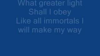 Battlelore Third immortal lyrics
