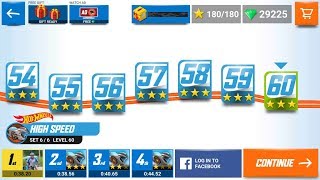 Hot Wheels Race Off Supercharged car all level 1-60 3 stars clear screenshot 4