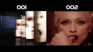 Madonna - GHV2 Thunderpuss Megamix (Video 01 vs Video 02)