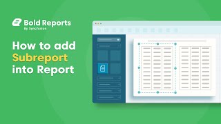 How to add a Subreport to a Report