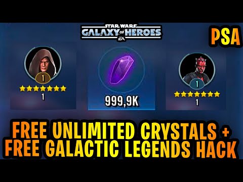 Free Unlimited Crystals and Galactic Legends Hack is Real in Galaxy of Heroes - Important PSA