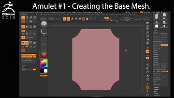Amulet Chapter 1 - Creating the Base Mesh