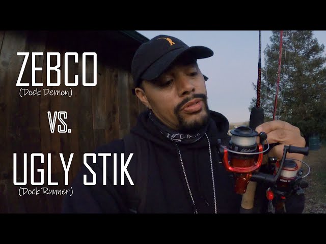 Zebco Dock Demon VS Ugly Stik Dock Runner Mini Fishing Pole And Reel Review