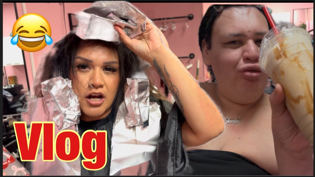 Vlog of the week with the Govea sister coco getting her hair done