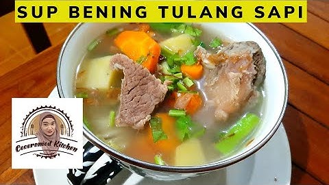Orang Pilek Langsung Sehat Makan Sup Bening Tulang Sapi ini