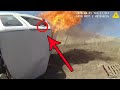 Cop Saves Man From Burning Truck