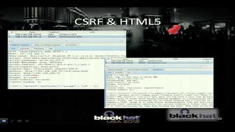 Black Hat USA 2012 - HTML5 Top 10 Threats: Stealth Attacks & Silent Exploits