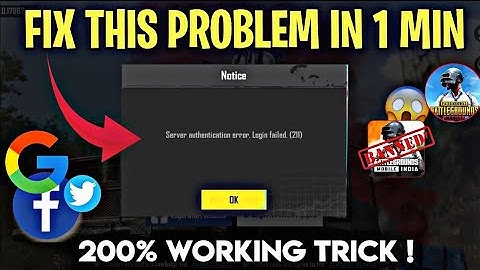 𝐒𝐞𝐫𝐯𝐞𝐫 𝐀𝐮𝐭𝐡𝐞𝐧𝐭𝐢𝐜𝐚𝐭𝐢𝐨𝐧 𝐄𝐫𝐫𝐨𝐫 𝐋𝐨𝐠𝐢𝐧 𝐅𝐚𝐢𝐥𝐞𝐝 (𝟐𝟏𝟏) 𝐢𝐧 𝐏𝐮𝐛𝐠 𝐌𝐨𝐛𝐢𝐥𝐞 𝐚𝐧𝐝  𝐁𝐠𝐦𝐢 & 𝐏𝐮𝐛𝐠𝐌 | 𝐏𝐫𝐨𝐛𝐥𝐞𝐦 𝐒𝐨𝐥𝐮𝐭𝐢𝐨𝐧 |