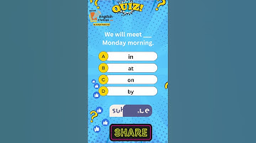 English Grammar Quiz #shortsfeed #shortsviral #quiz #quiztime #quizchallenge