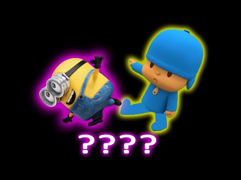 9 Pocoyo Go Away & Minion Running Sound Variations in 56 Seconds