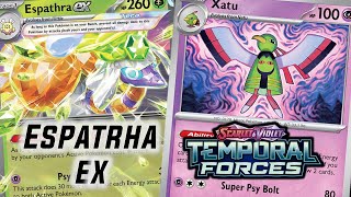 ⏪ Retrasa a tus rivales con Espathra Ex - Fuerzas Temporales / Temporal Forces Pokemon TCG