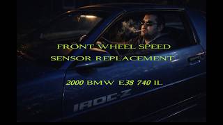 Front ABS Wheel Speed Sensor Replacement BMW E38