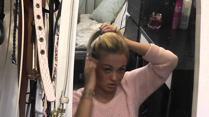 Ruby Perry Hair Tutorial - Pretty Bun using a Donut