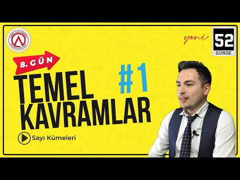 Temel Kavramlar - 1 | 8.gün 🔴 | 52 Günde Matematik Kampı | Tyt Kpss Dgs Ales | Pdf