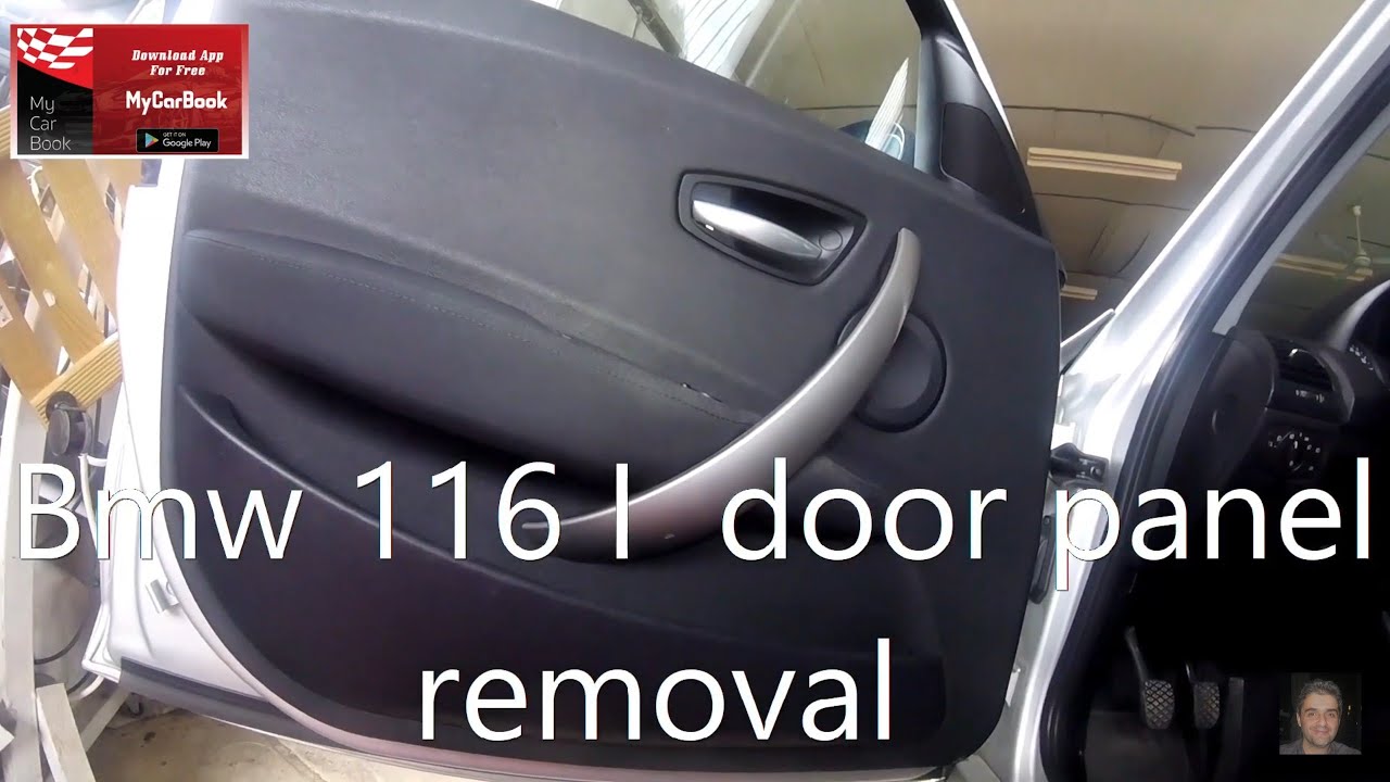 Bmw 116 I 20042011 door panel removal YouTube