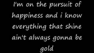Pursuit of Happiness- Kid Cudi (Lyrics on Screen) chords