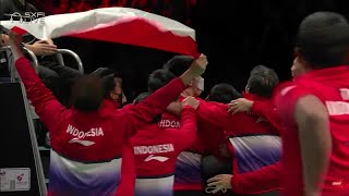 Tundukkan China..!! Indonesia Juara Thomas Cup 2021