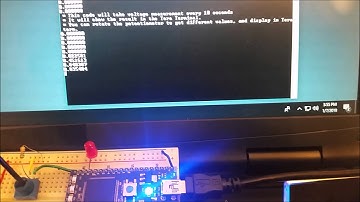 mbed LPC1768 - Simple Voltmeter - Tera Term