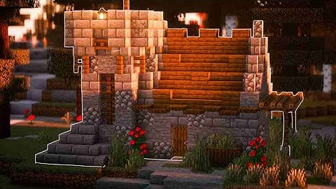 Minecraft: How To Build A Small Castle - Survival Bass Tutorial 🏰