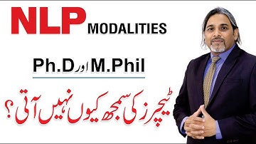NLP Modalities - Qualities of a Good Teacher | By Dr. Rafiq Dar Neuropsychologist