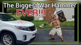 Making the Biggest War Hammer Ever!