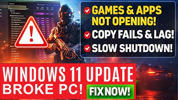 Games Not Opening After Windows 11 Update? Fix Apps, Lag, Errors & Slow Shutdown (2025)