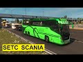 ETS2 SETC bus mod | Scania bus mod for ets2 1.31|  Scania setc bus driving in hills hair pin bend