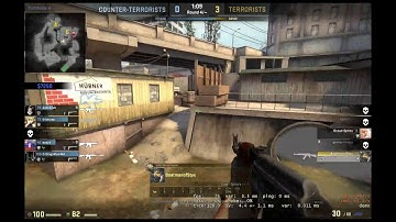 ESEA.net COTW: Overpass 4K (1v4 clutch)